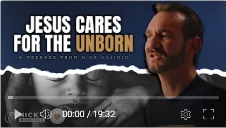 Jesus cares for the unborn